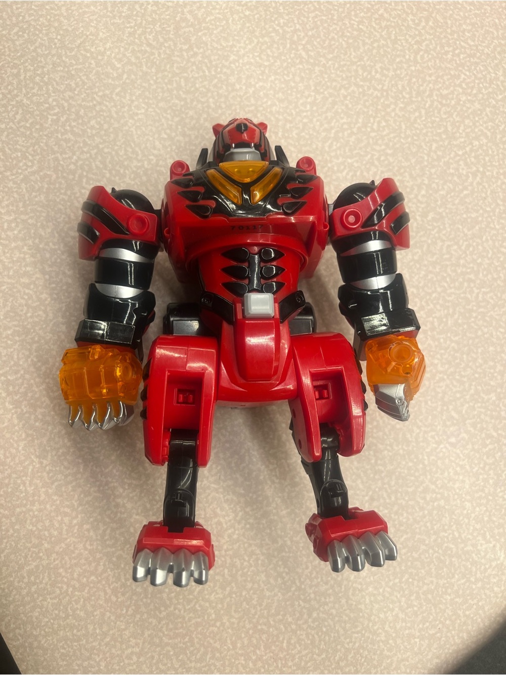 Bendai Transformer -Action Figure with Orange Claw Details
